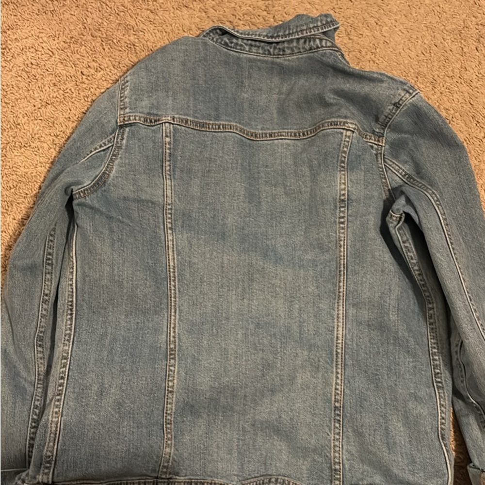 Old Navy Light Blue Denim Jacket M (Tall) - Picture 3 of 3